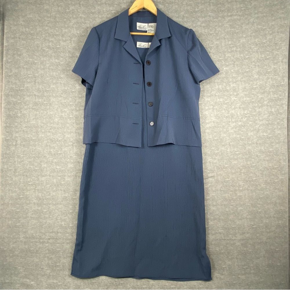 Kathie Lee Collection Blue Maxi Dress